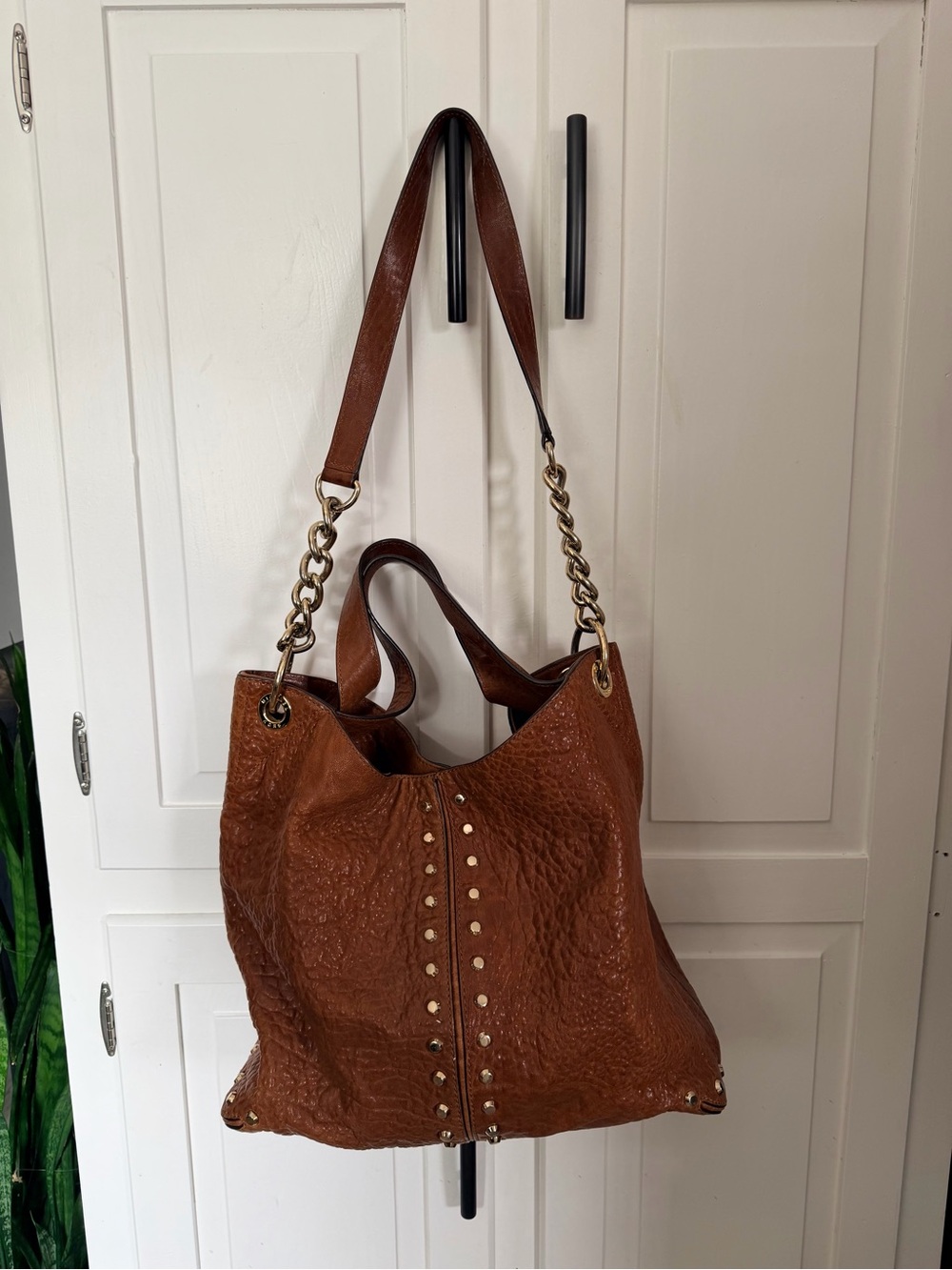 Michael Kors Tan Astor Leather Tote - Picture 4 of 7